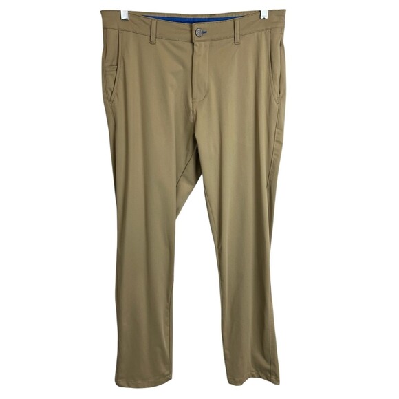 Twillory Tailored for Performance Men's Khaki Pants  Size 34  Golf Office Travel - Picture 2 of 12